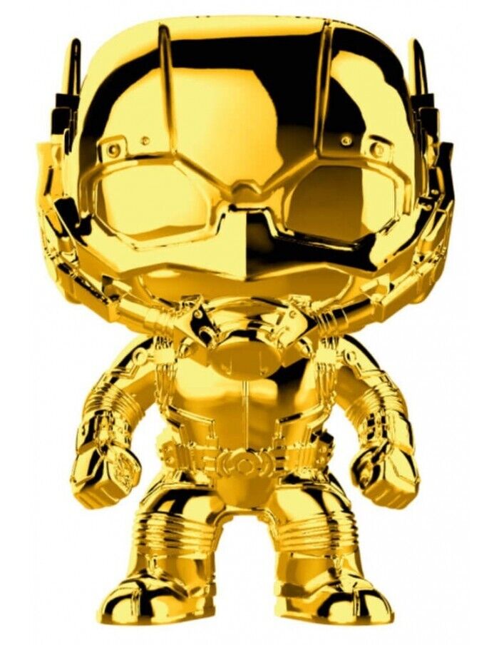 FUNKO BOBBLE HEAD POP MARVEL ANNIVERSARY CHROME ANT MAN FIGURE NEW!