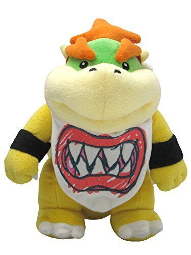 Sanei Super Mario All Star Collection 8" Bowser Jr. Plush, Small (I8B)