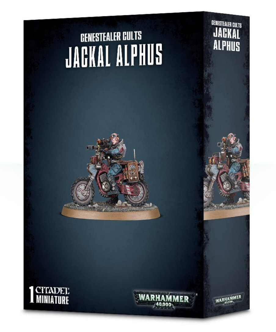 JACKAL ALPHUS 1 miniatura GENESTEALER CULTS warhammer 40k CITADEL età 12+