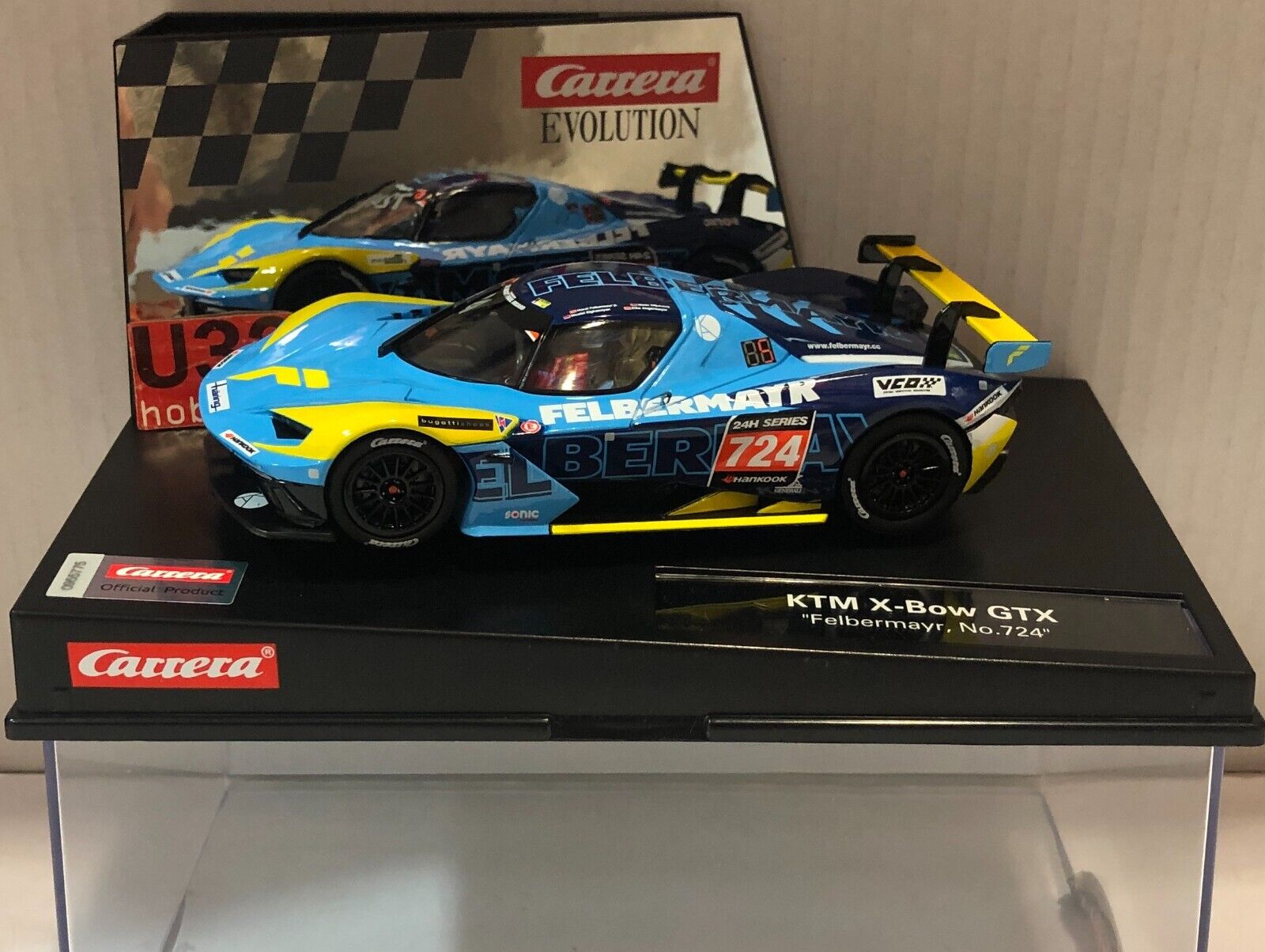 Carrera evolution 27744 KTM x-Box GTX #724 H.Felbermayr-N.elghanayan