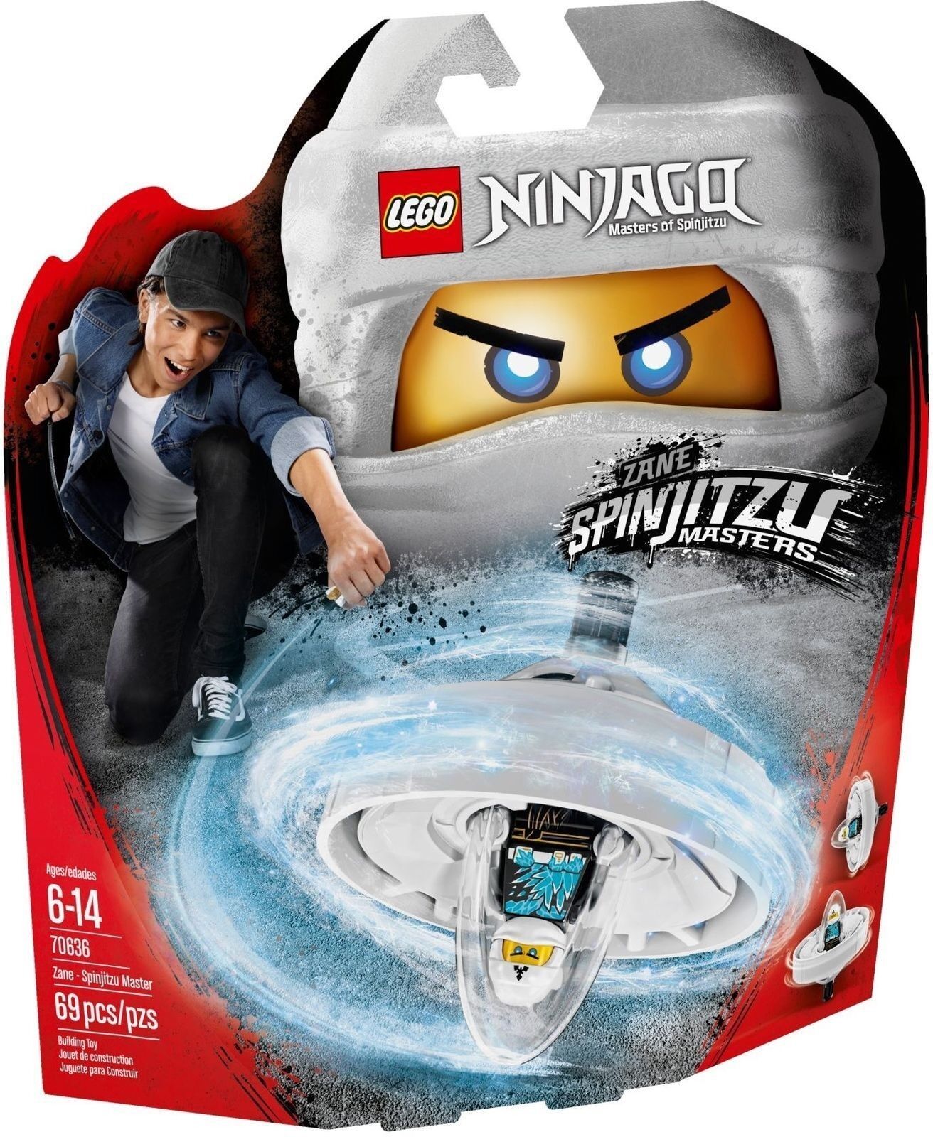 LEGO NINJAGO MOVIE ZANE - MAESTRO DI SPINJITZU - LEGO 70636