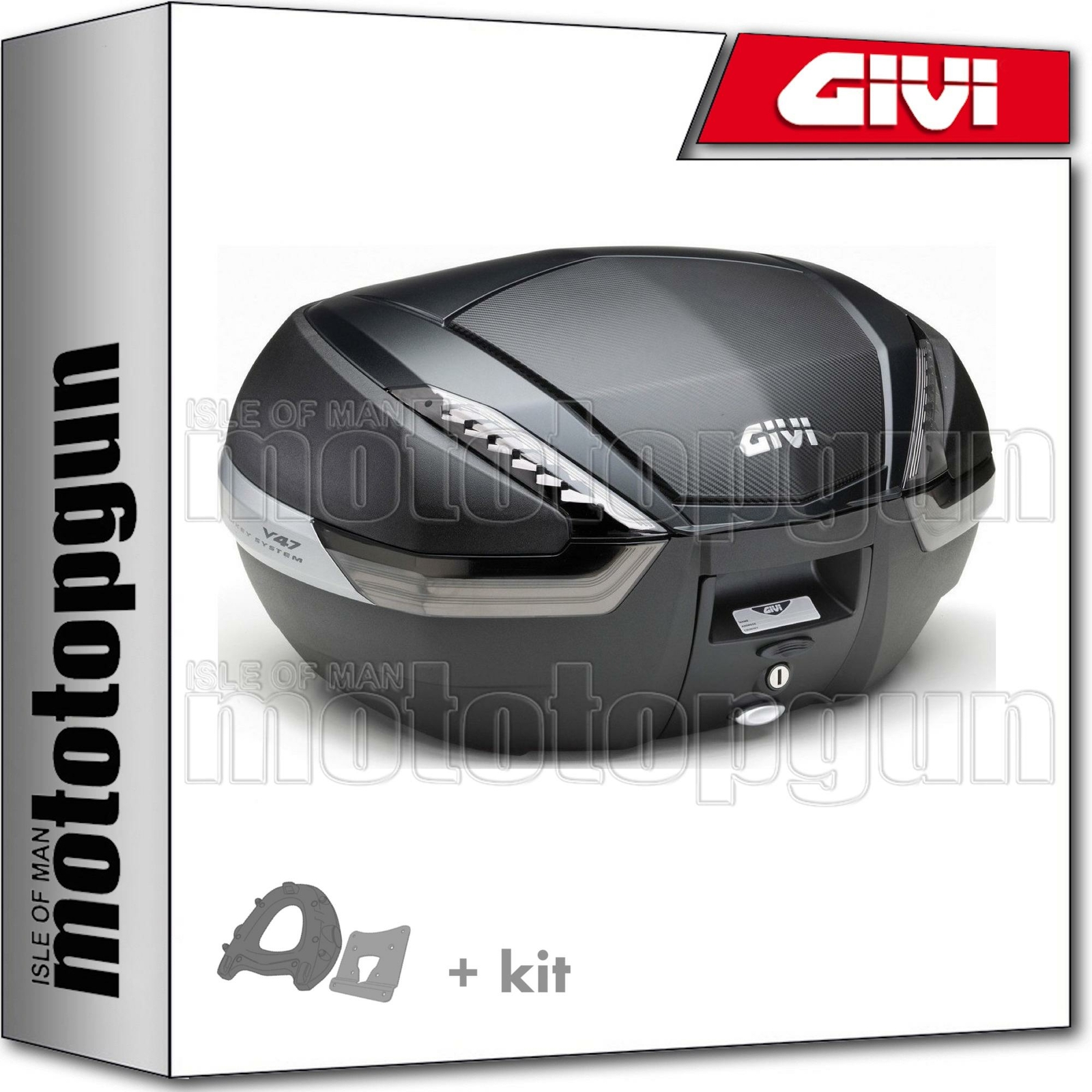 GIVI BAULETTO V47NNT + ATTACCO SUZUKI BURGMAN 650 EXECUTIVE 2017 17 2018 18