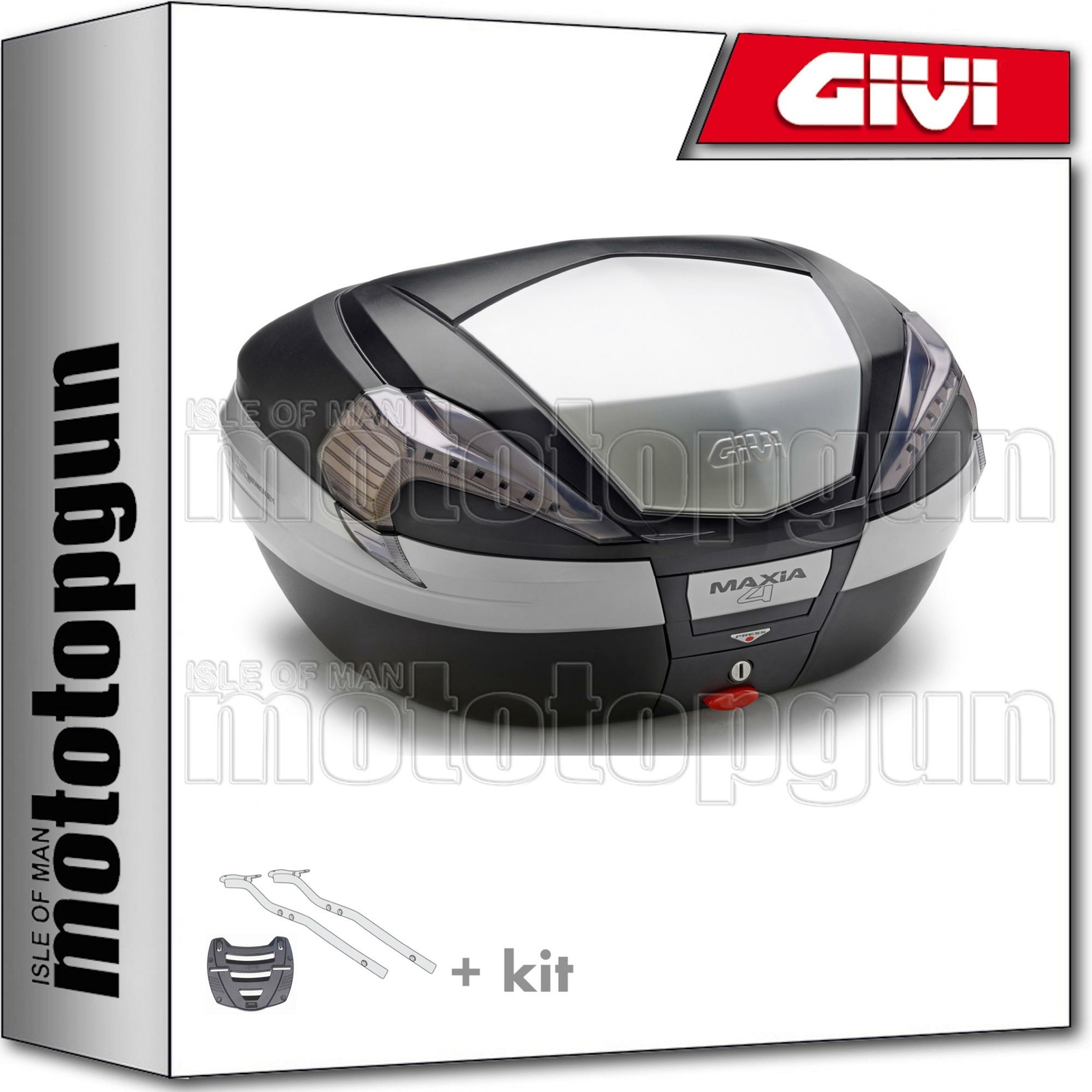 GIVI BAULETTO MAXIA 4 V56NT + ATTACCO KAWASAKI ER 5 500 2007 07