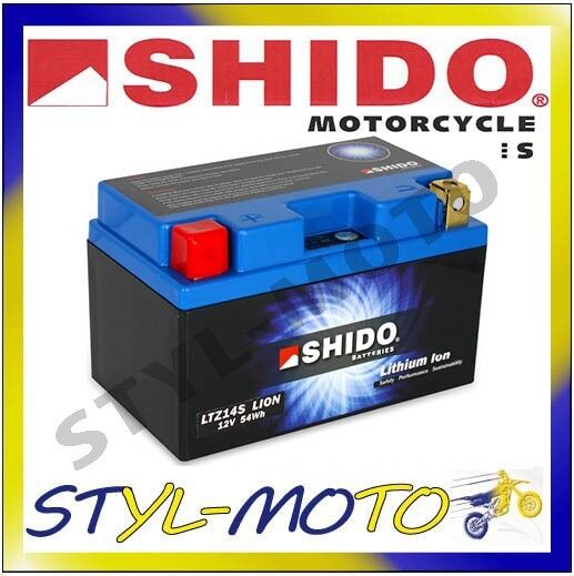 BATTERIA A LITIO SHIDO ( LTZ14S = YTZ14S ) HONDA VT 750 RS 2013