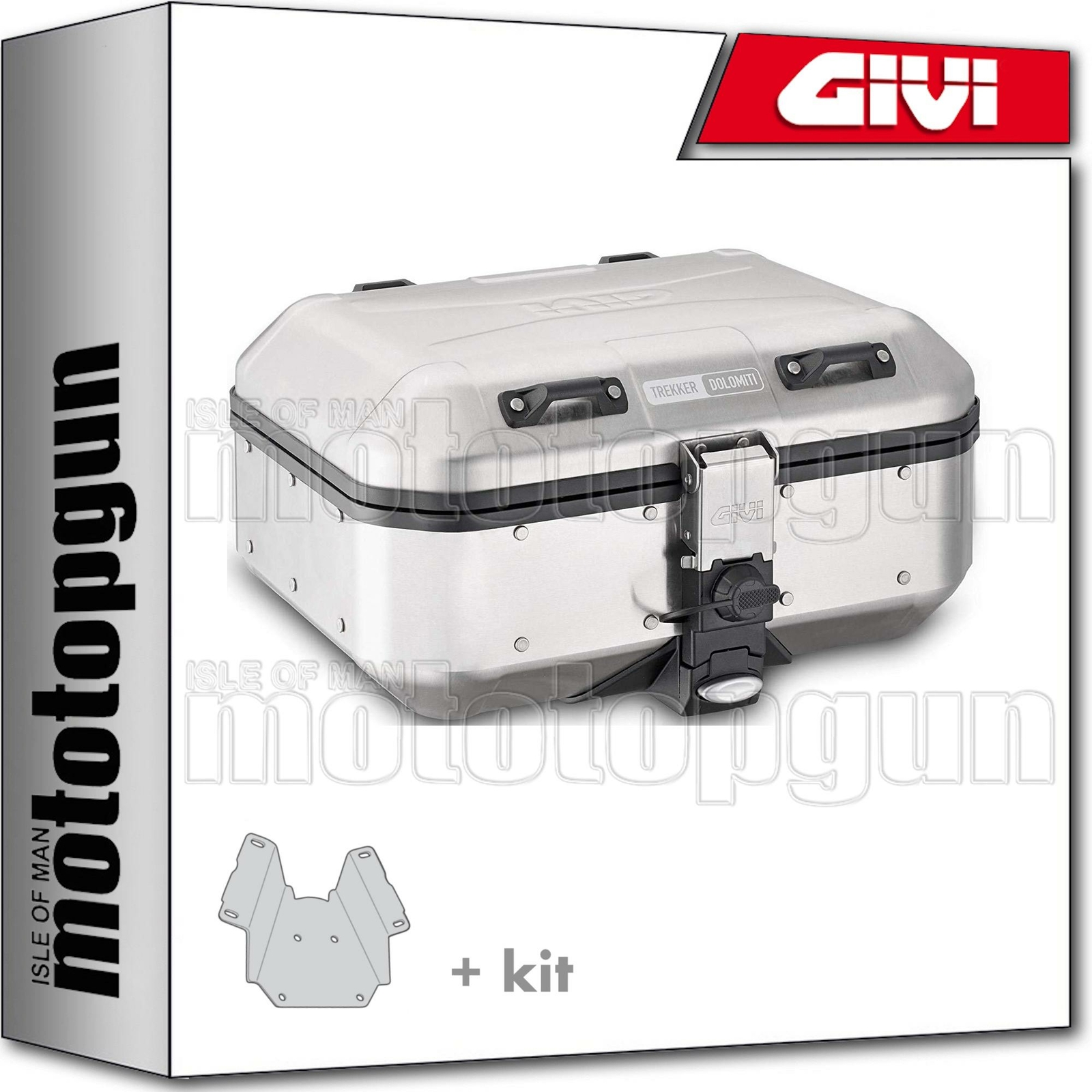 GIVI BAULETTO TREKKER DOLOMITI DLM30A + PORTAPACCO KYMCO XTOWN 300 2017 17