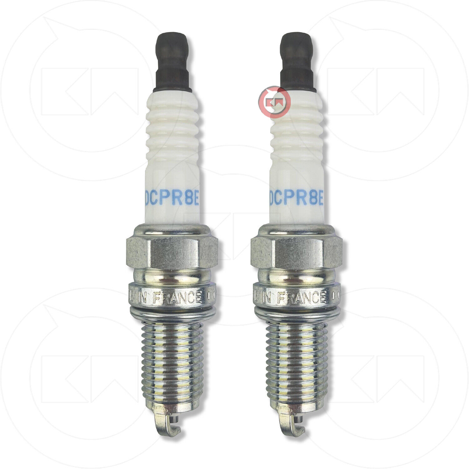 COPPIA 2x CANDELE NGK DCPR8E NOTTOLINO FISSO PER KTM LC4 625 CC 2003