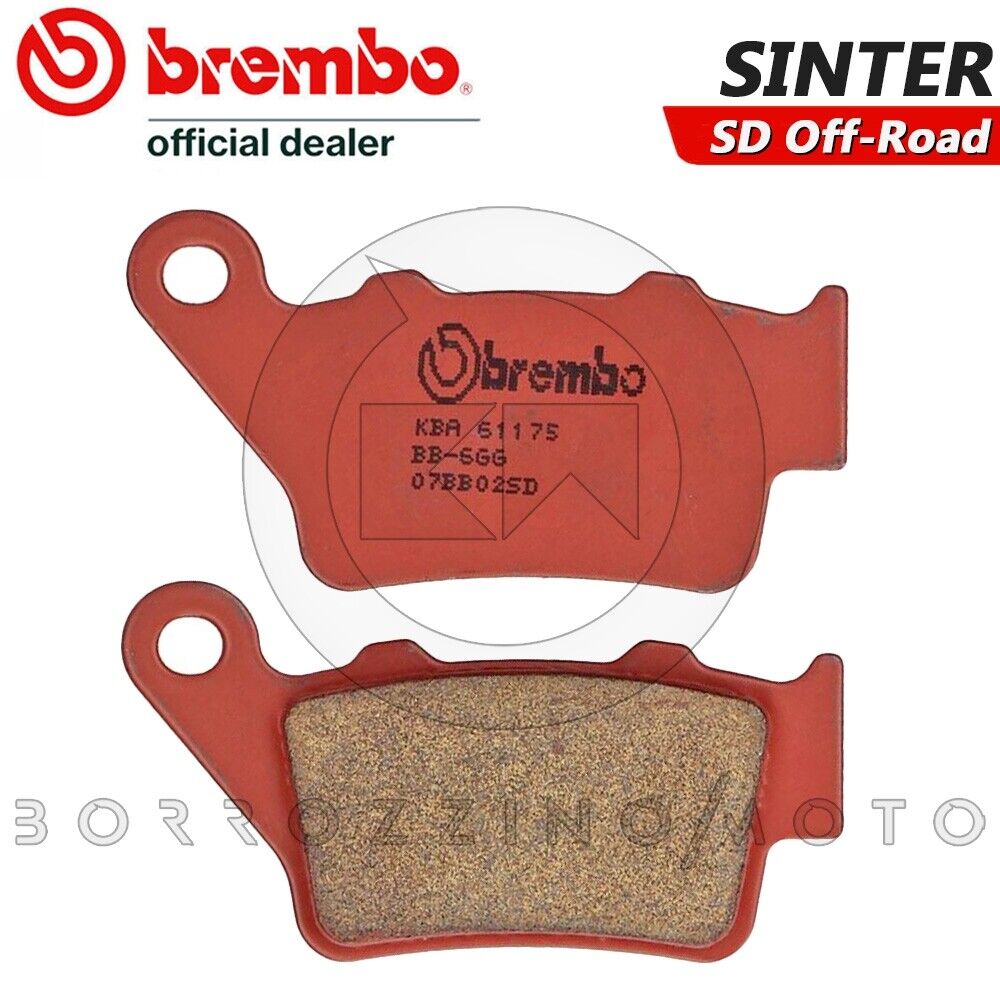 PASTIGLIE FRENO POSTERIORI BREMBO SINTERIZZATE SD APRILIA SL SHIVER 750 2007