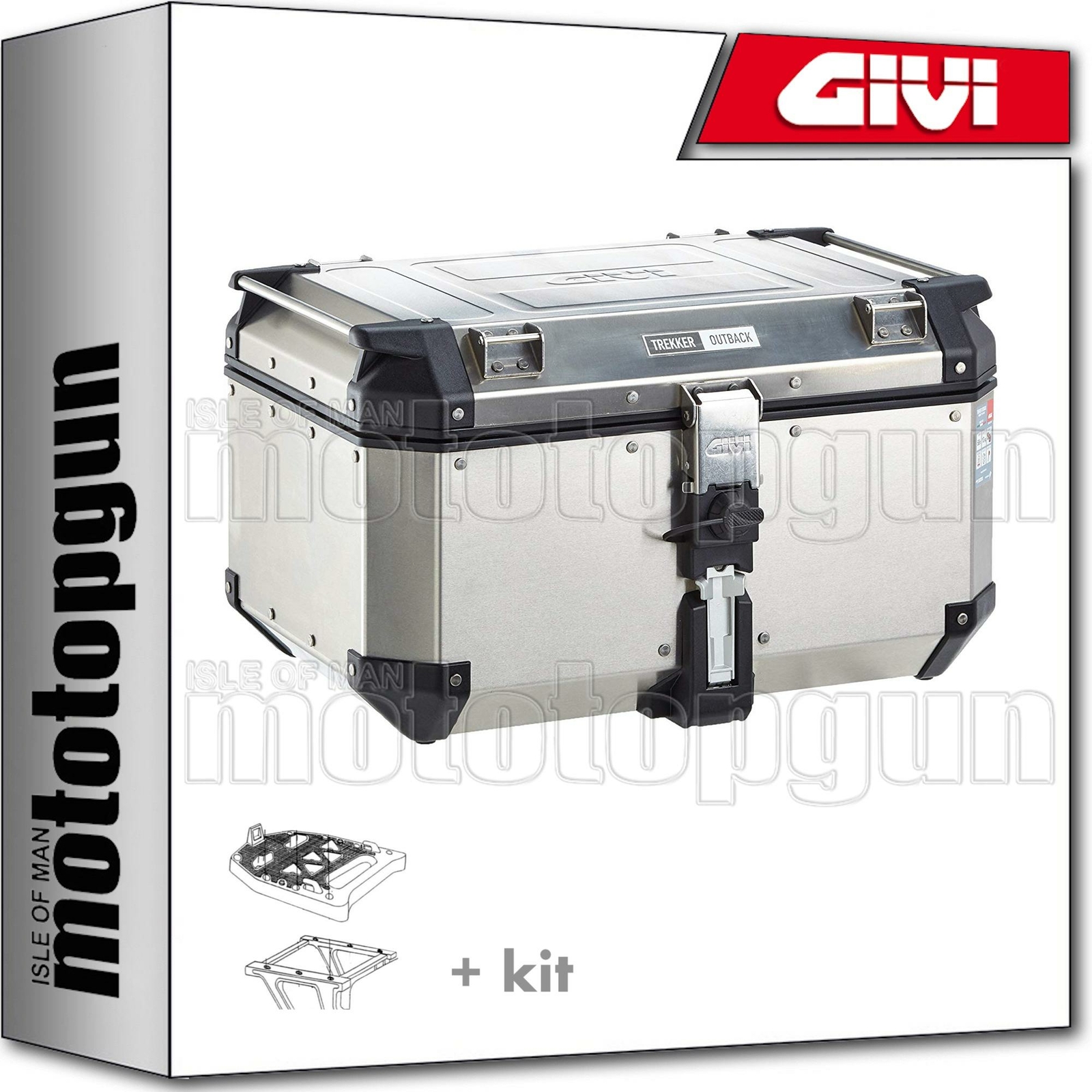 GIVI BAULETTO OUTBACK OBKN58A + ATTACCO HONDA AFRICA TWIN 750 1992 92