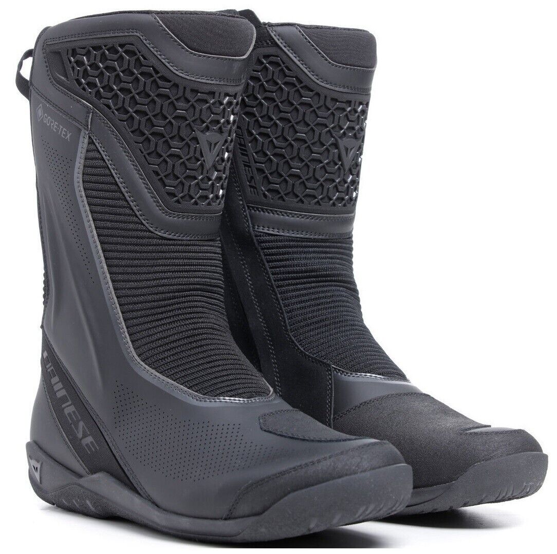 STIVALI BOOTS MOTO DAINESE FREELAND 2 GORE TEX BLACK LEATHER PELLE TG 45