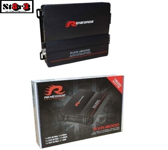 Amplificatore RENEGADE RXA1800D RXA 1800 D monofonico clas d 1800 watt max SUBWO