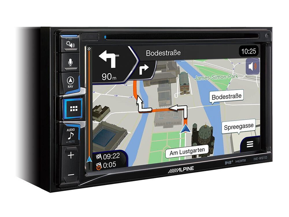 Alpine INE-W611D autoradio 2 din con GPS  DAB+  Apple Car Play  Android Auto