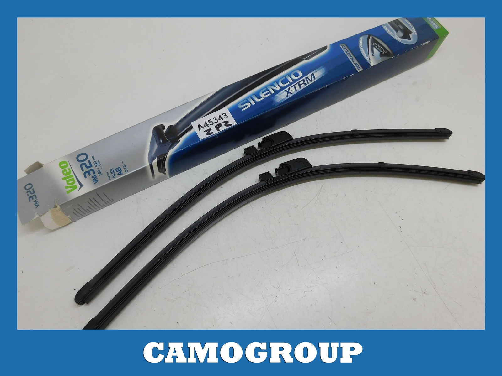 COPPIA SPAZZOLA TERGICRISTALLO COUPLE WIPER BLADE VALEO PEUGEOT 405 AUDI A8