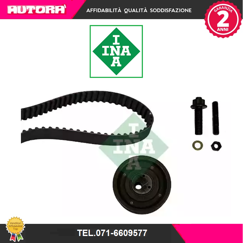530000210 Kit cinghie dentate (MARCA INA)..