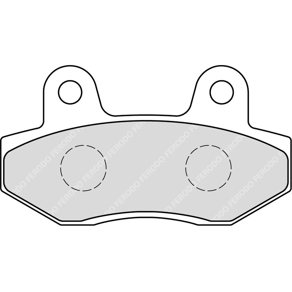 PASTIGLIE FRENO FERODO FDB312P PLATINUM GENERIC MADISON 110 2015-2015
