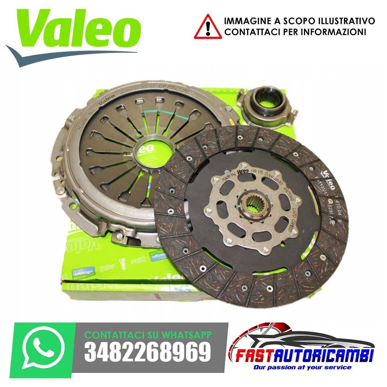 KIT FRIZIONE 3PZ VALEO ALFA ROMEO LANCIA FIAT 1.9 JTD 2.4 JTD 1.8 2.0