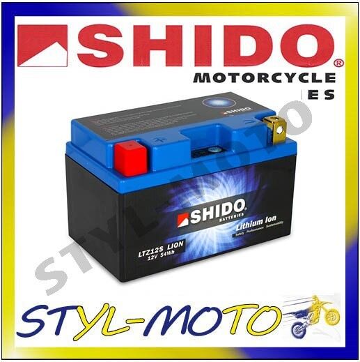BATTERIA A LITIO SHIDO ( LTZ12S = YTZ12S ) HONDA NSS 250 REFLEX 2003