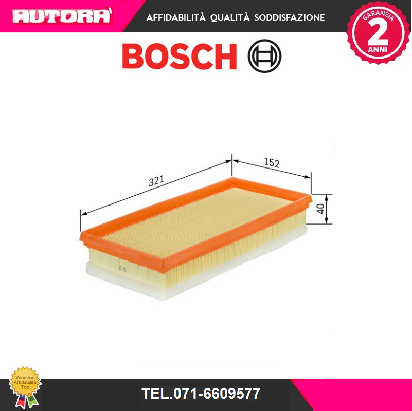 1457433596 Filtro aria (MARCA BOSCH).