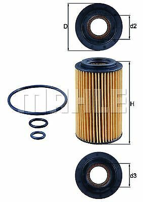 FILTRO OLIO MERCEDES LAND ROVER JEEP INFINITI DODGE KNECHT OX153/7D2 OL011277E