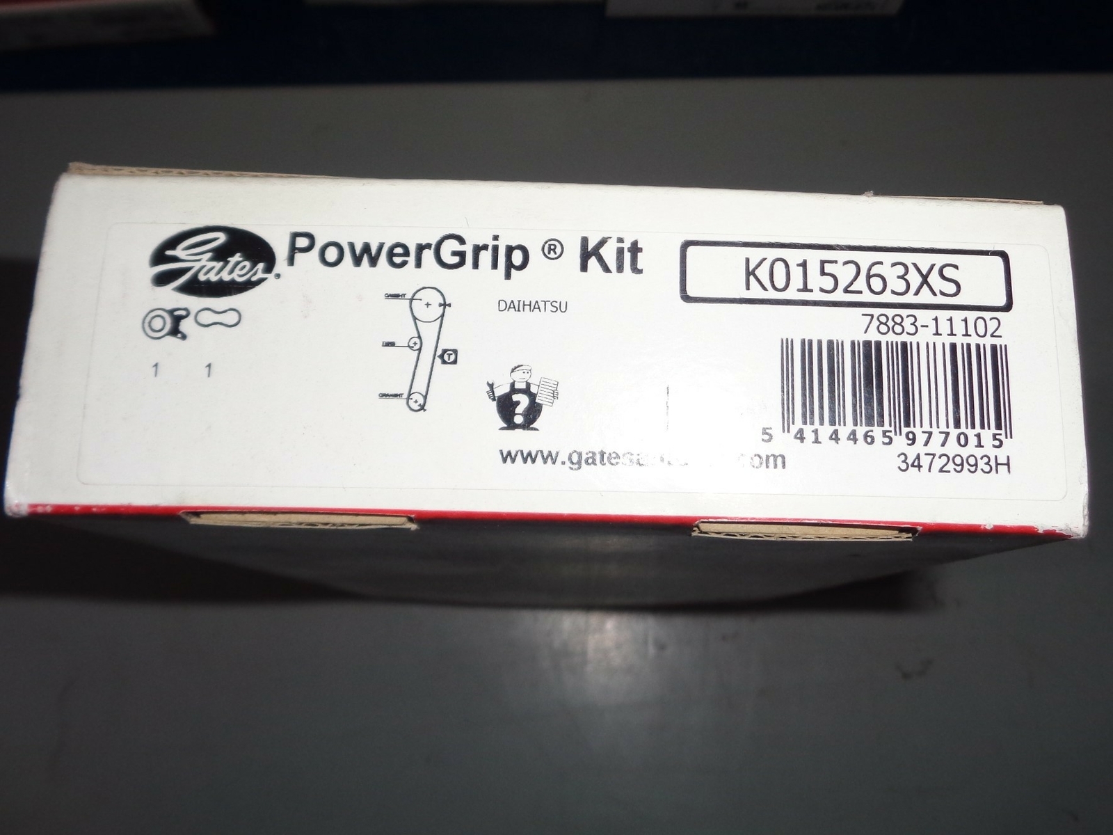k015263xs GATES Kit cinghia di distribuzione  PER DAIHATSU Charade IV III Terios