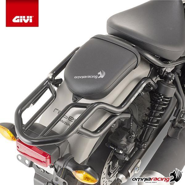 Rear rack Givi top cases Monokey Monolock Honda CMX500 Rebel 2020-2022