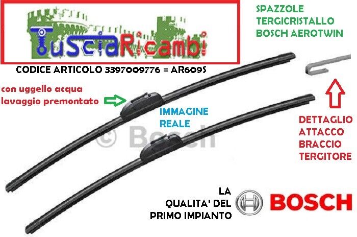 SPAZZOLE TERGI BOSCH IVECO DAILY III-IV-V dal 99 al 2014 CON UGELLO 3397009776