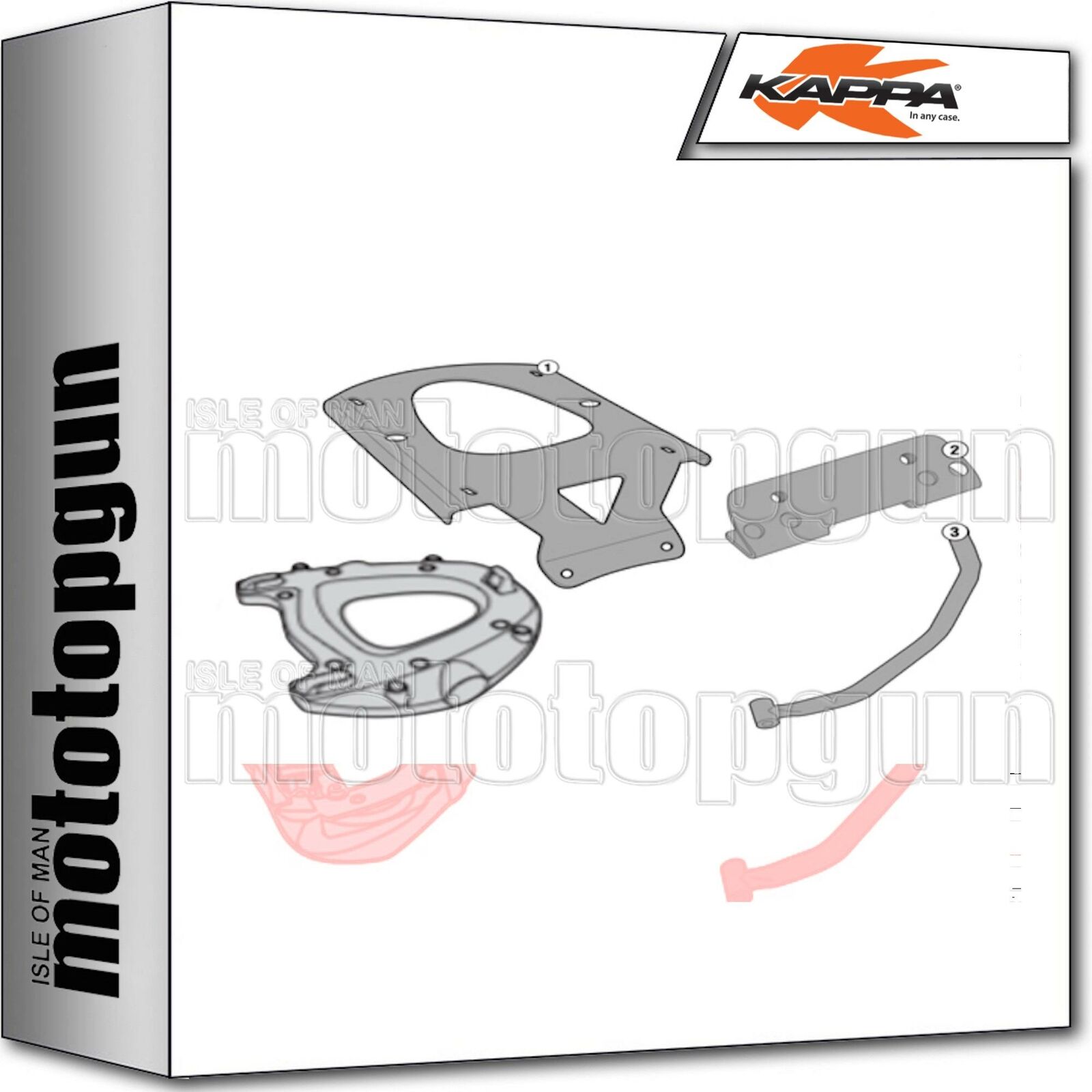KAPPA ATTACCO POSTERIORE MONOKEY TRIUMPH TIGER 800 XC / XR 2015 15 2016 16