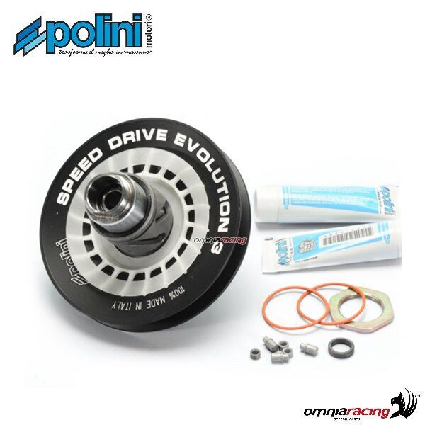 Polini driven pulley kit in aluminum D.134 for Gilera Stalker 50