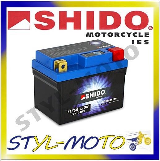 BATTERIA A LITIO SHIDO ( LTZ5S = YTZ5S ) KTM EXC-F 450 2009