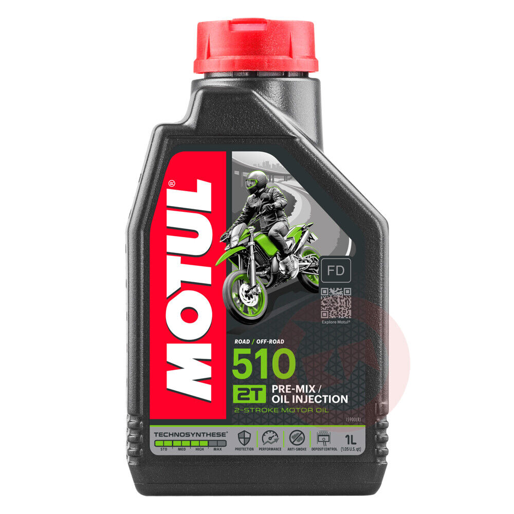 OLIO MOTUL 510 2T MOTO SCOOTER SEMISINTETICO TECHNOSYNTESE PRE-MIX/OIL INJECTION