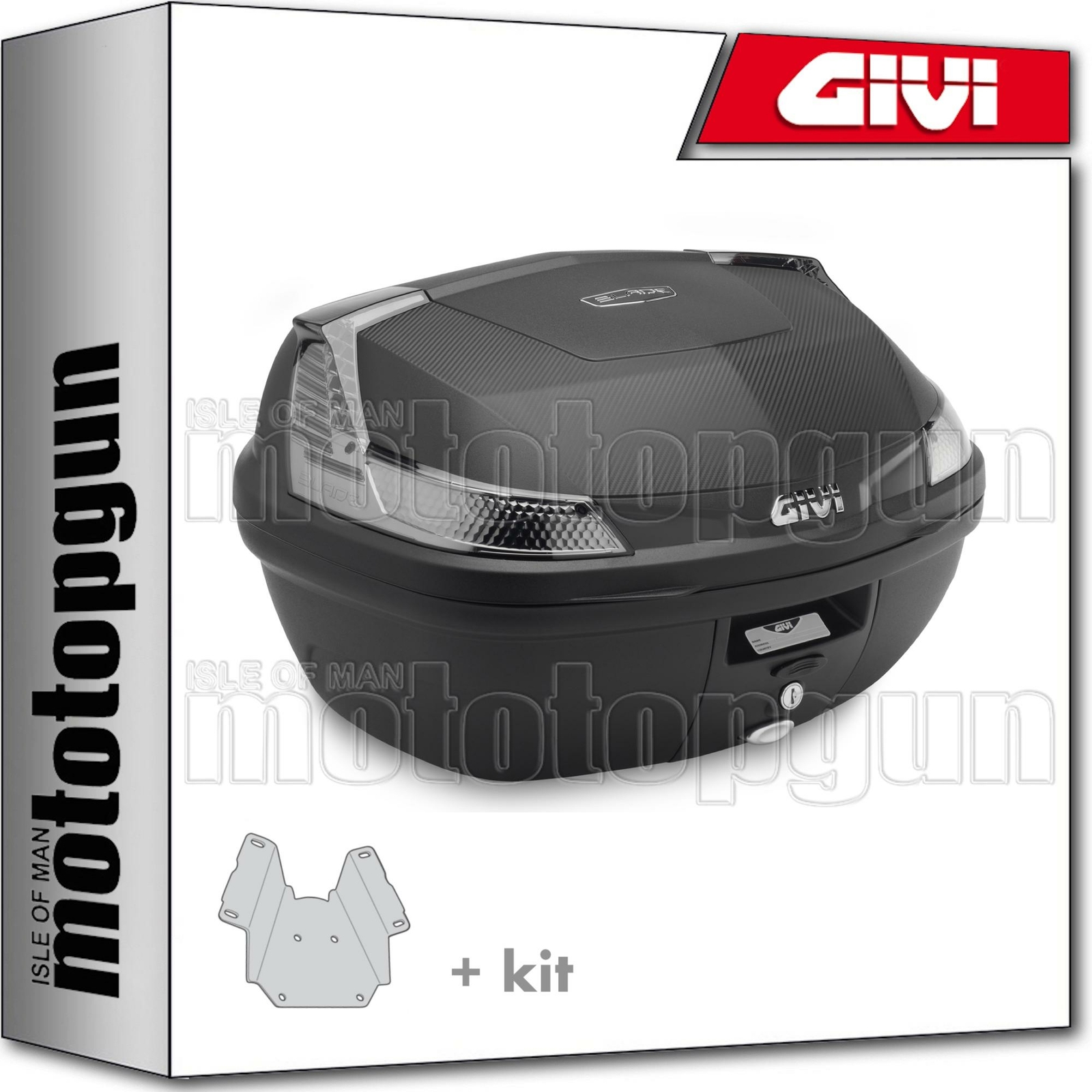 GIVI BAULETTO BLADE B47NTML + ATTACCO PIAGGIO VESPA GTS 125 2016 16 2017 17