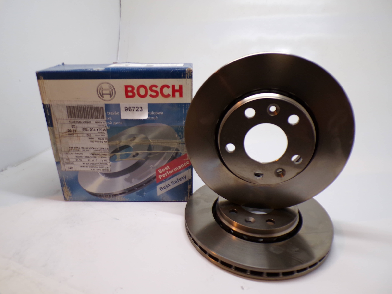 COPPIA DISCO FRENO ANTERIORE COUPLE FRONT BRAKE DISC BOSCH PER MINI CLUBMAN R55