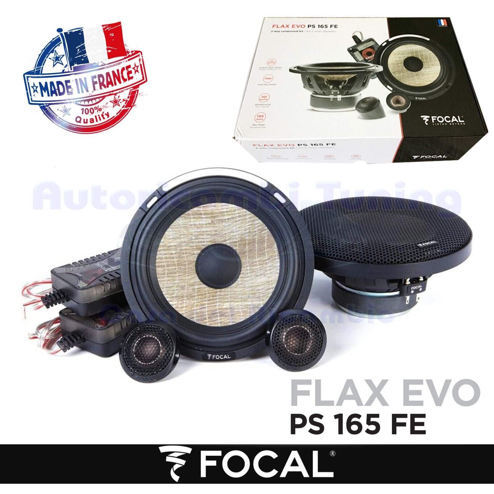 FOCAL FLAX EVO PS165FE Sistema di casse altoparlanti a due vie 140W 70Wrms