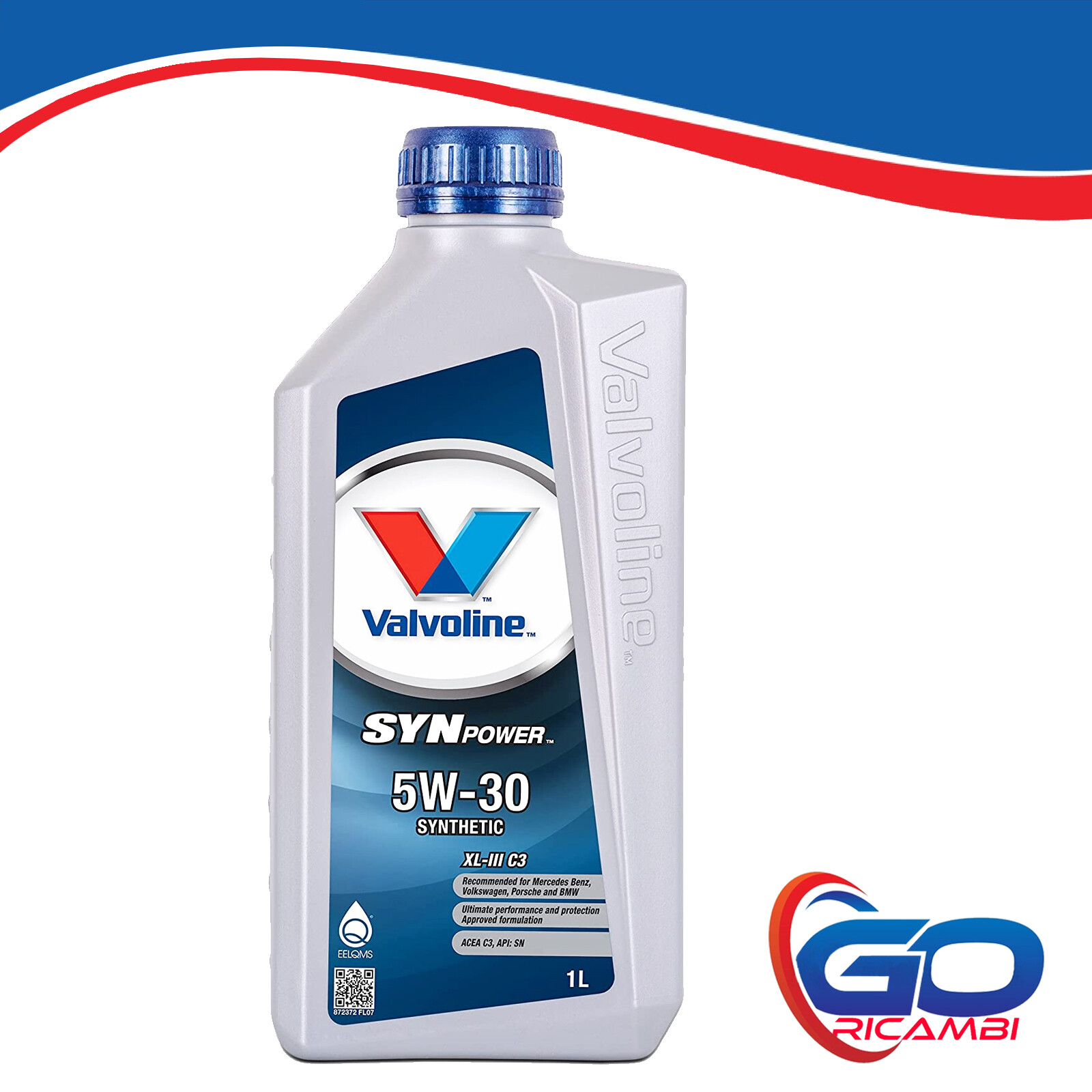 1 LITRO OLIO MOTORE VALVOLINE SYNPOWER XTREME XL-III C3 5W-30 SINTETICO