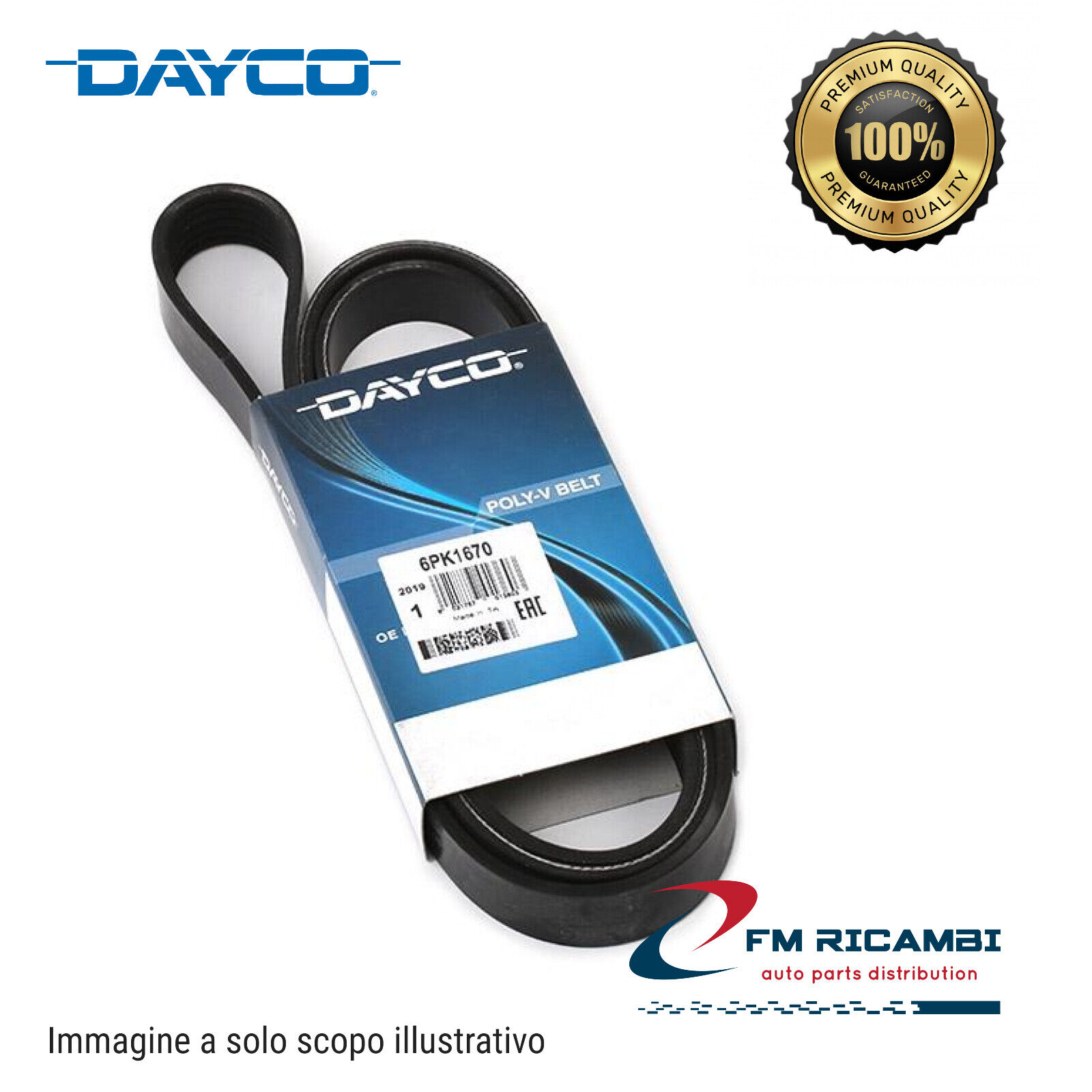 5PK1750 DAYCO CINGHIA POLY-V SERVIZI PER MERCEDES CLASSE A B