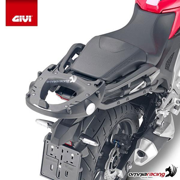 Rear rack Givi top cases Monokey Monolock Honda NC750X 2021-2022
