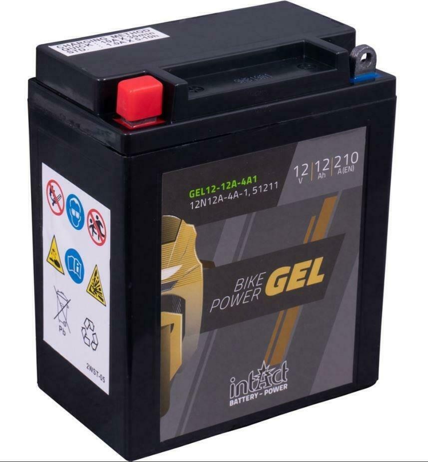 12N12A-4A-1= YB12A-A BATTERIA AL GEL INTACT PER HONDA CB 250ND 81-82 - 210CCA