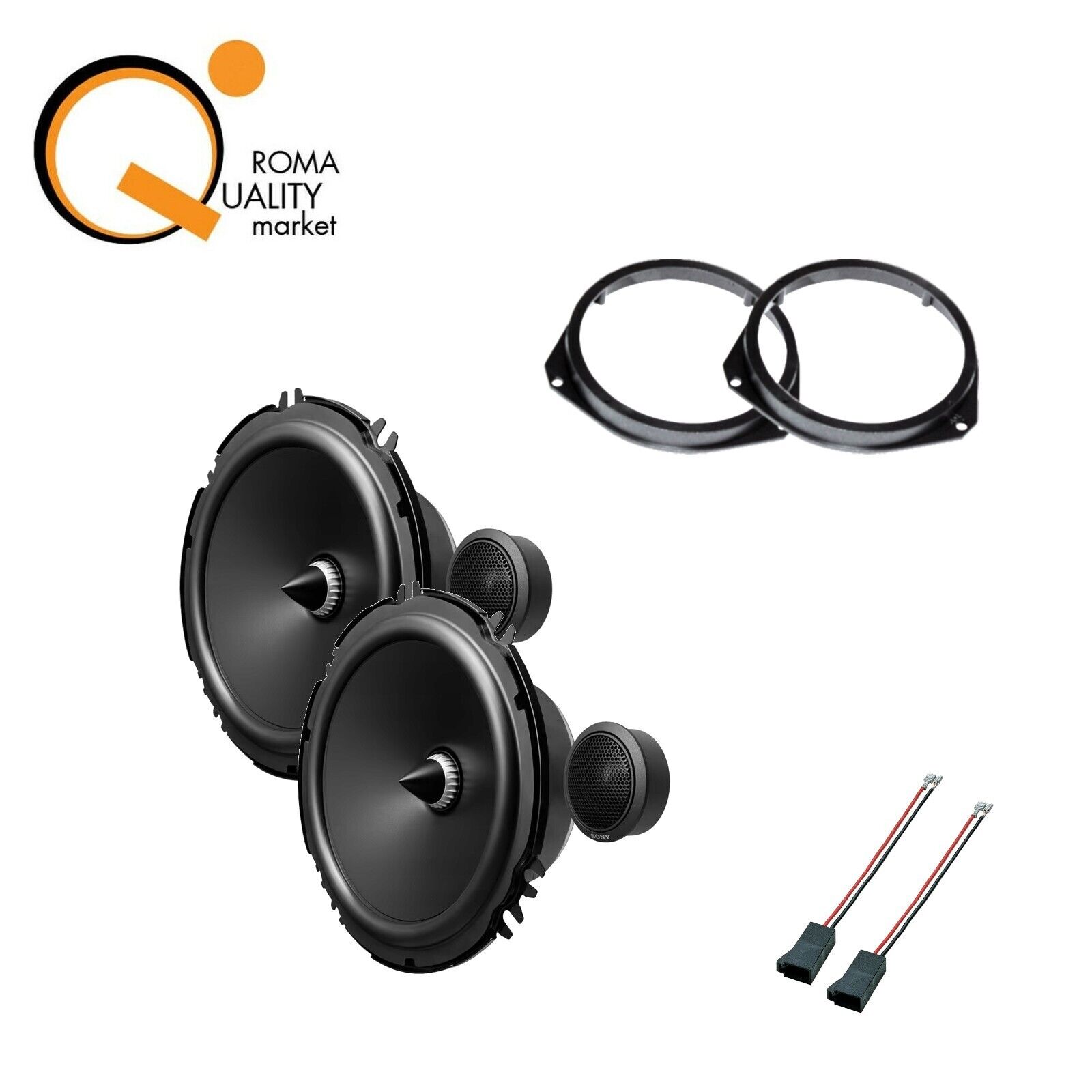 Sony XS 162 GS Kit 2 vie fit FIAT Grande Punto Anteriori Casse Auto XS-162GS