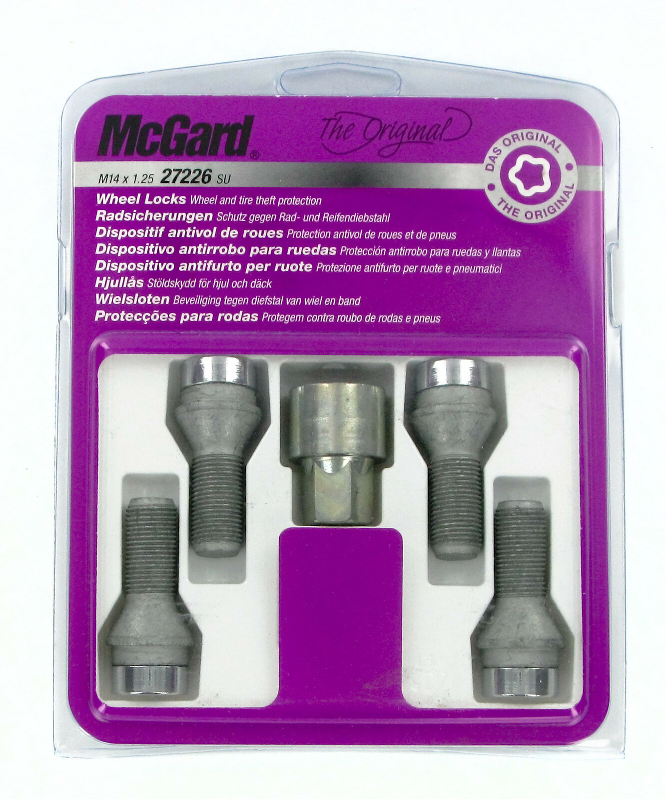 BULLONI CONICI, KIT 4 PZ - ORIGINAL - A220 MCGARD MINI CABRIOLET (R50 4/06>), C