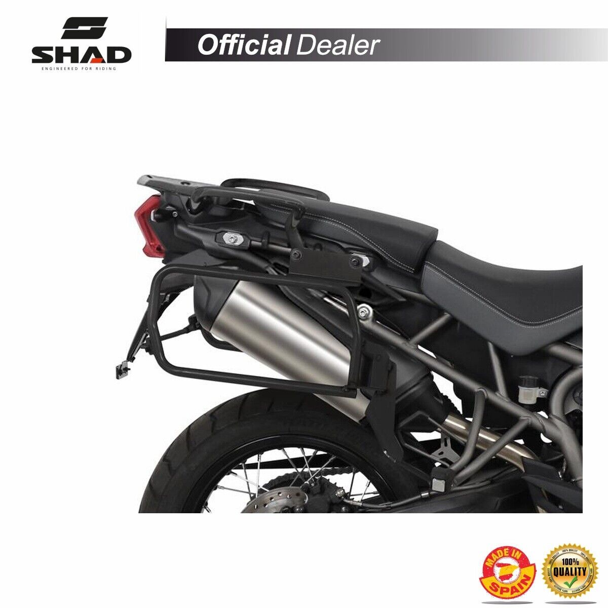 T0TG814P TELAI LATERALI SHAD 4P SYSTEM FOR TRIUMPH 800 TIGER 2011-2022