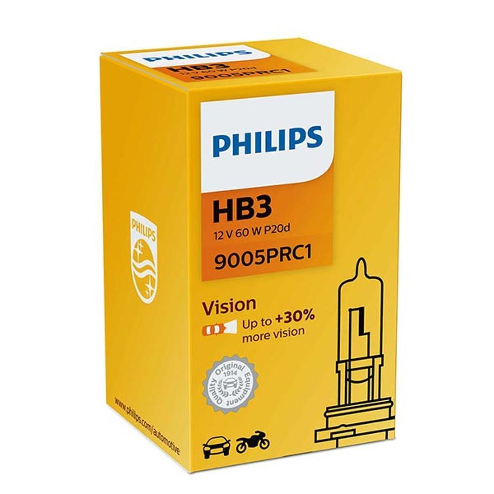 LAMPADA PHILIPS HB3 - 12V 60W P20D - (RIF.PHILIPS: 9005PRC1)