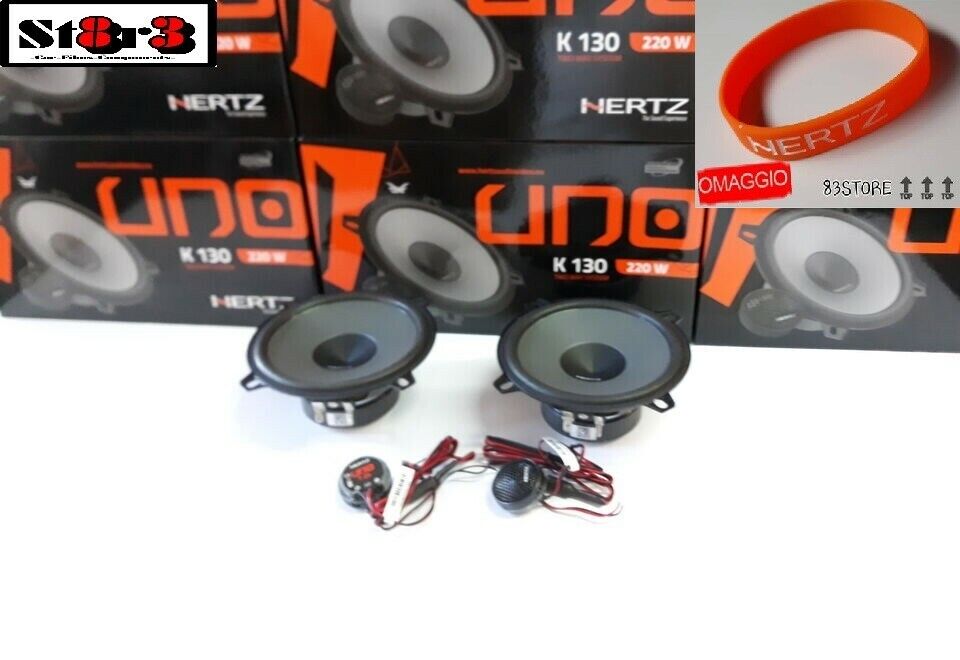 Hertz K130 K 130 KIT 2 VIE ALTOPARLANTI Coppia Woofer 13 cm + tweeter casse OMAG