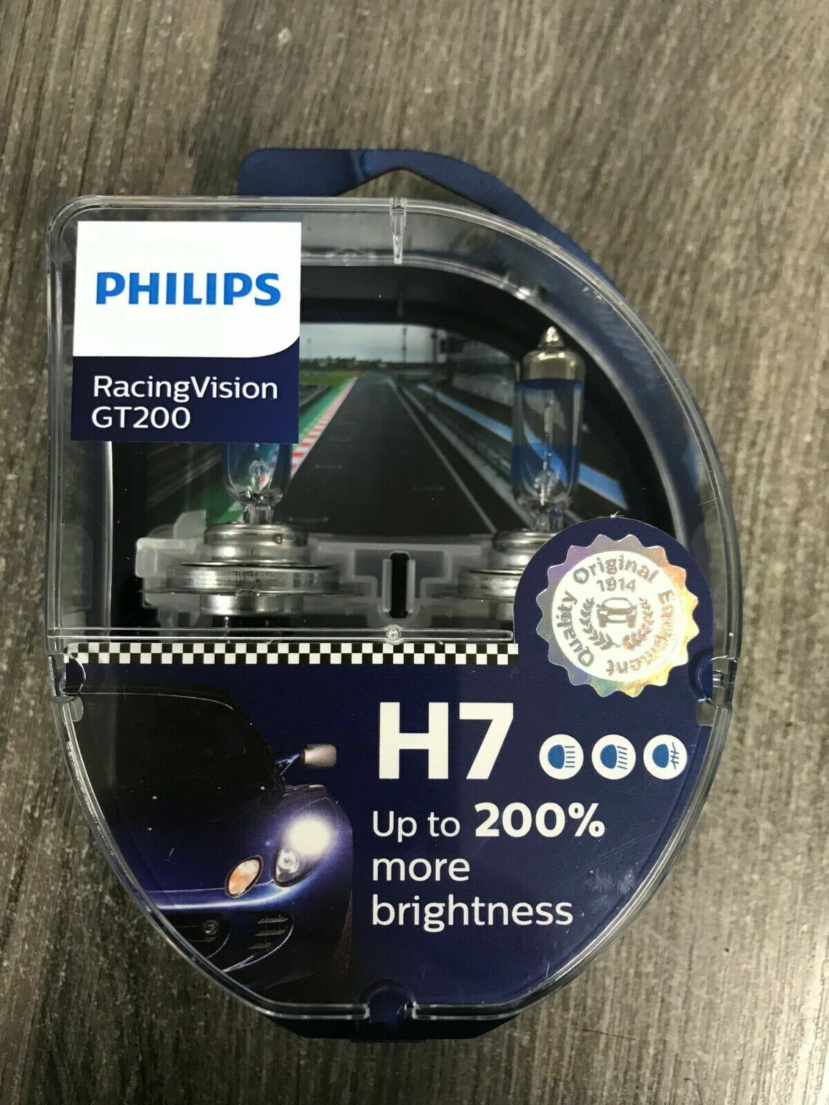PHILIPS racingvision GT200 RACING Vision GT 200 auto dei fari lampadine H7 (TWIN