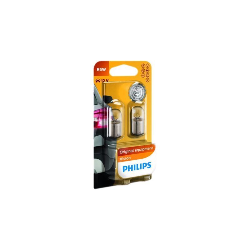 FASEBA Blister 2 lampadine standard R5W PHILIPS 12V 5W BA15S