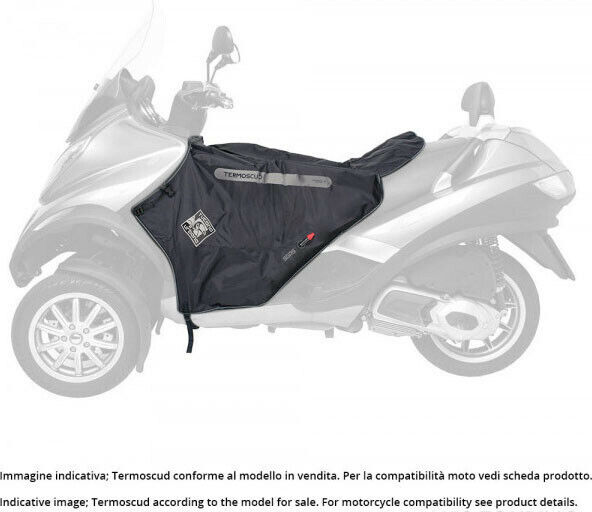 COPRIGAMBE SCOOTER TERMOSCUD® R207X PER PIAGGIO MP3 HPE NERO TUCANO URBANO