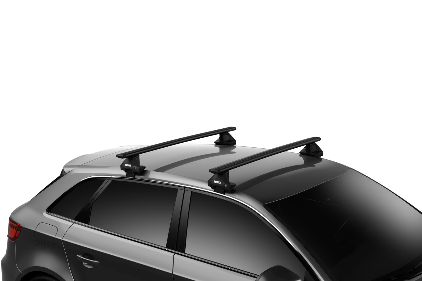 Barre portatutto THULE EVO WingBar Nero Audi Q4 ETRON Sportback 2022 tetto norma