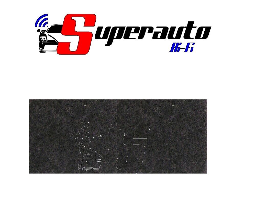 Phonocar 04361 Moquette Antracite Adesiva acustica qualità rivestimento 70x140cm