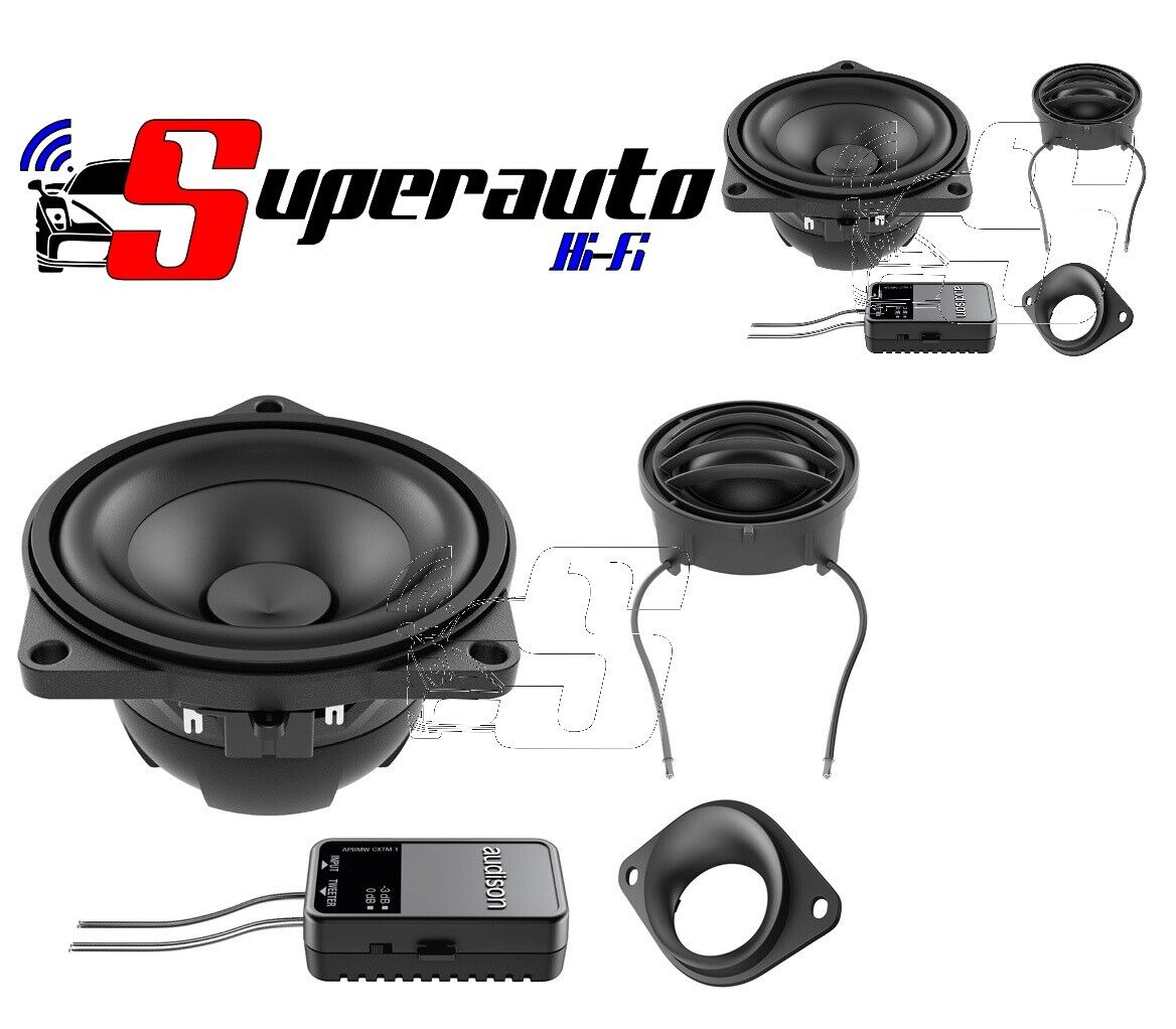 AUDISON APBMW K4M Kit 2 vie con crossover altoparlanti custom fit BMW Mini small
