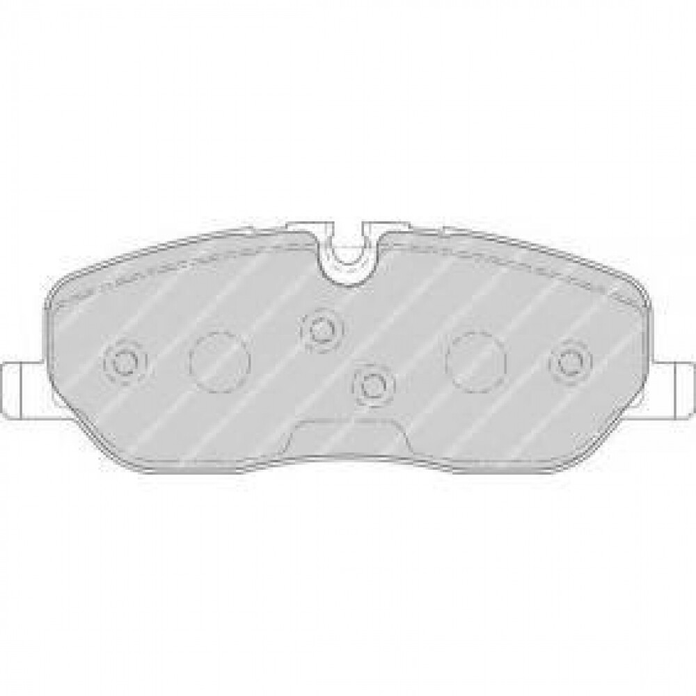 FDB1615 - PASTIGLIE FRENO ANTERIORI  FERODO LAND ROVER DISCOVERY 2.7 TDV6 - 4.4