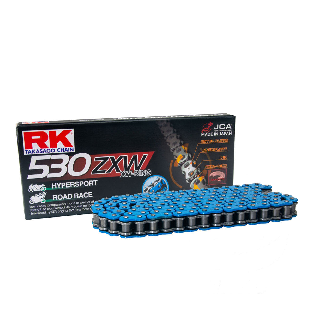 CATENA TRASMISSIONE RK XW BL530ZXW/110 PER HONDA 1000 VF R INTERCEPTOR 1984-1986