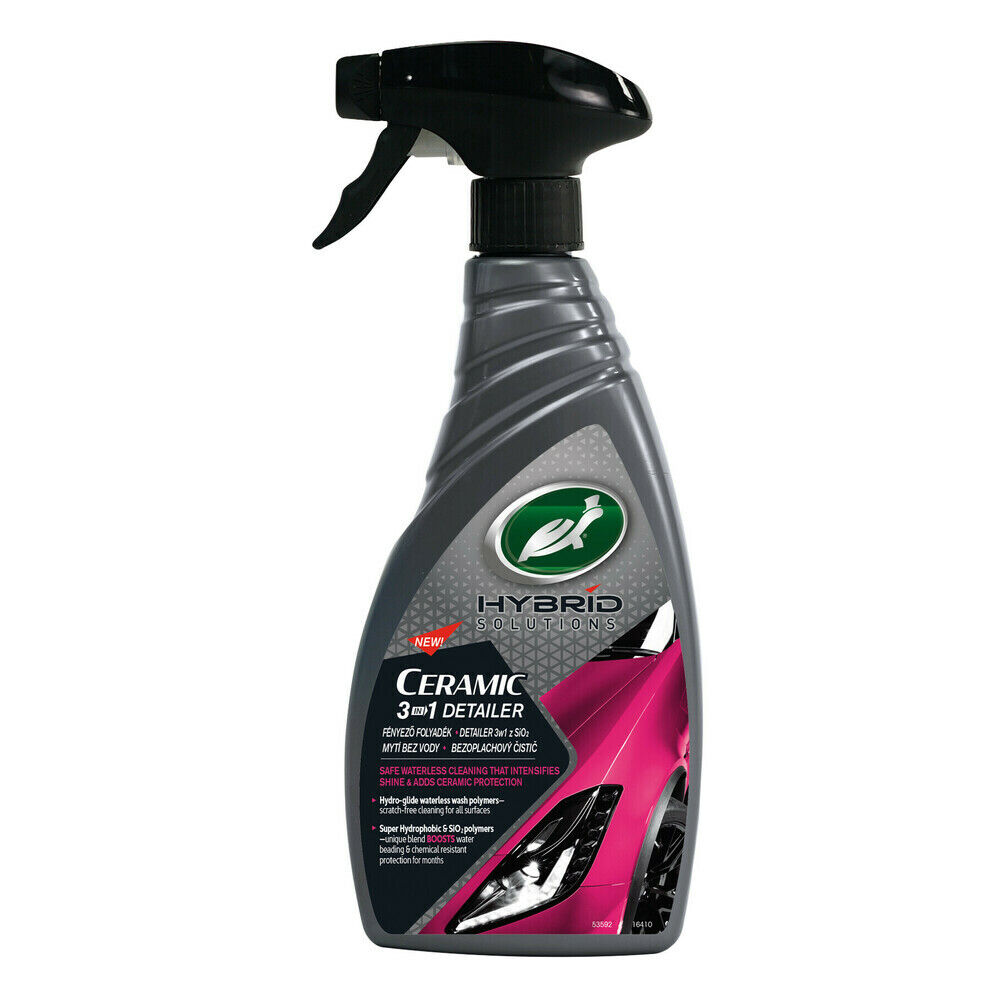 Detergente Pulitore 3 in 1 Cera Auto 500ml Turtle Wax Ceramic Hybrid Detailer
